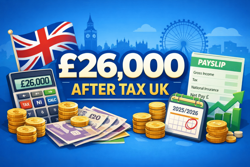 26k after tax uk