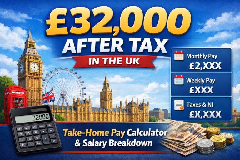32k after tax calculator uk