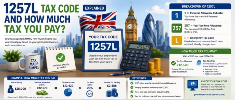 1257L Tax Code and How Much Tax You Pay?