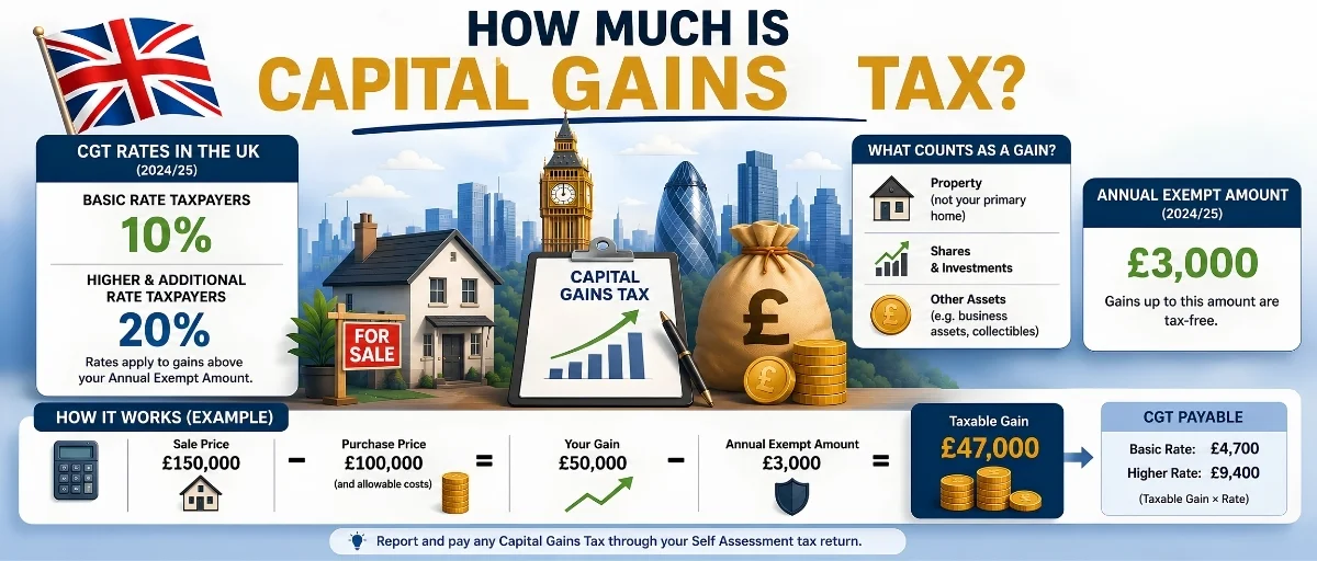 How Much Is Capital Gains Tax?